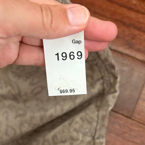 Nwt Gap straight Leopard Print Jeans - Picture 5 of 5